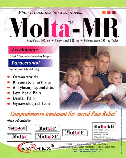 Molta MR Tablets, Packaging Size : 1*10 tabletes