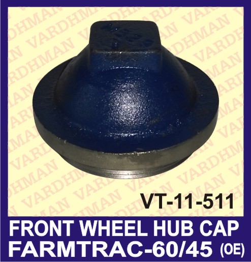 Metal Front Wheel Hub Cap, Color : Black