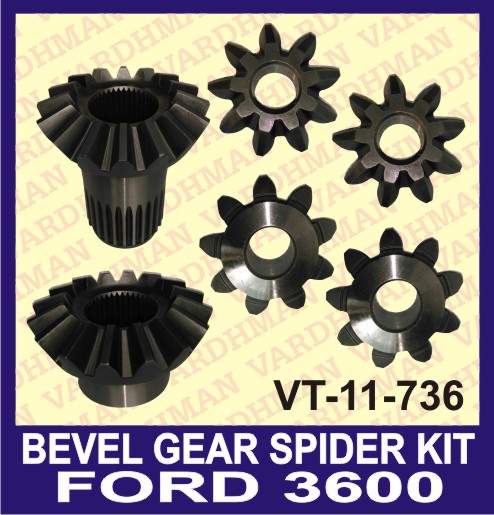 Polished Metal Bevel Gear Spider Kit, Shape : Round