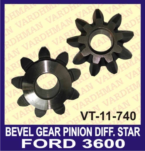 Round Polished Cast Iron Differential Bevel Gear, for Automobiles