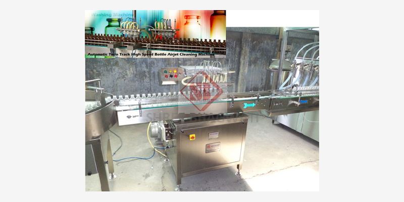 Automatic Four Head Vertical Air-Jet Cleaning Machine