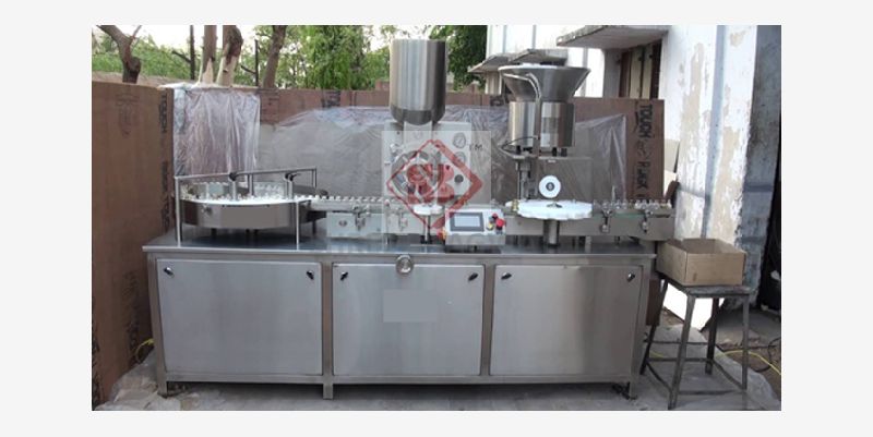 Automatic High Speed Injectable Powder Filling with Rubber Stoppering Machine