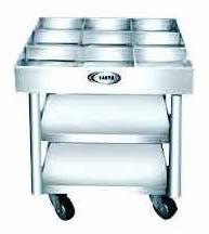 Stainless Steel Masala Trolley