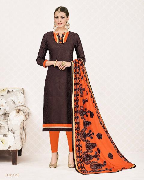 Beauty Plus Cotton Dress Material, for wear, Style : churidar