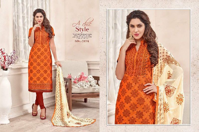 Cotton Ladies Churidar Suit at Rs 550/piece in Chennai