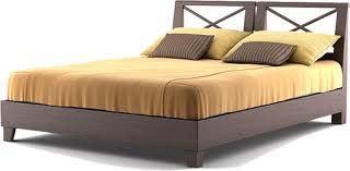 wooden bed