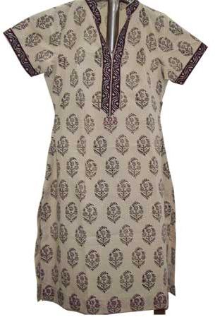 Ladies Designer Kurti (Yellow)