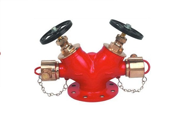 Two Way Fire Hydrant Valves, Color : Red