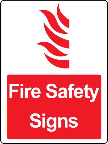 Metal fire safety signage, for Hotel, Office, Bathroom, Home