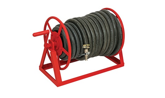Stand Mounted Hose Reel, Size : Customized