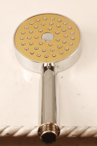 High Golden Round Telephone Shower Head, for Bathroom, Width : 3Inch