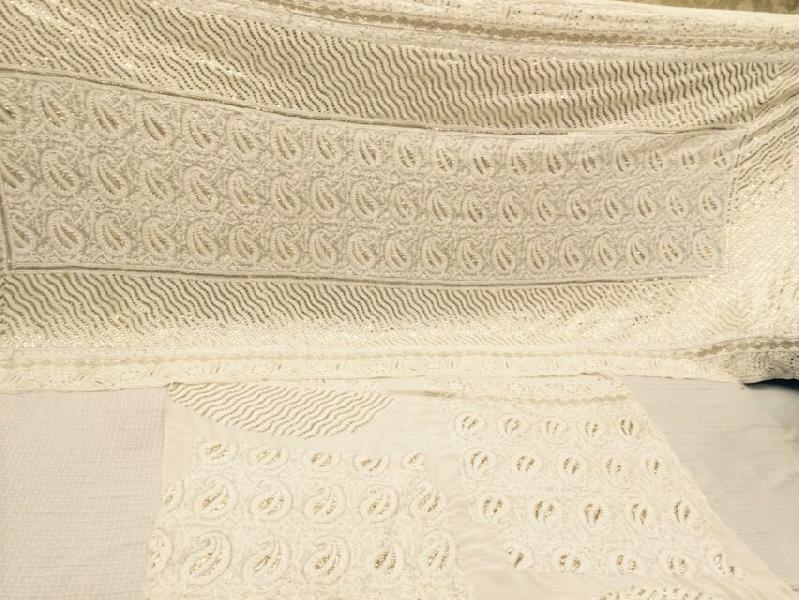 Stitched Silk Chikankari Lehenga Choli, Size : XXXL, XXL, XL, M ...