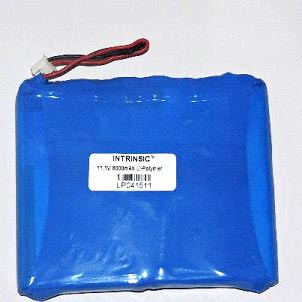 11.1 V  8000MAH Li-Polymer Battery Pack (LP11180C4)