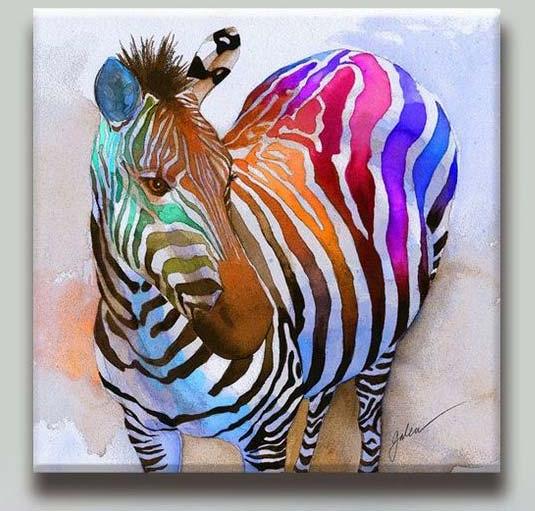 Zebra Oil Canvas Paintings
