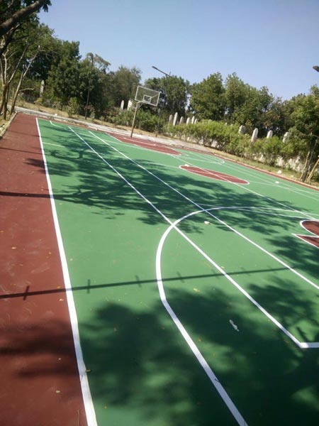 Acrylic tennis court