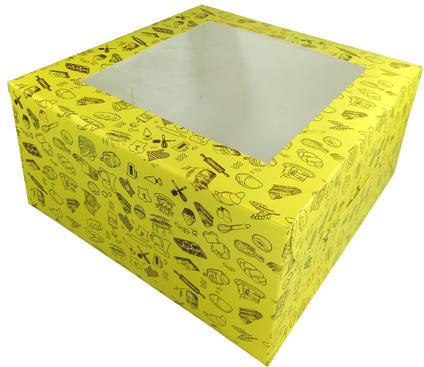 Printed cake box