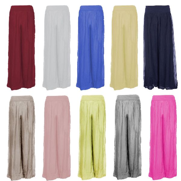 Ladies Plain Palazzo Pants