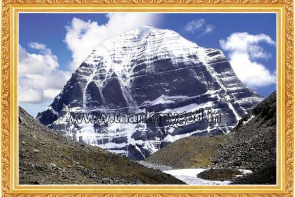 Kailash Mountain Framed Photo