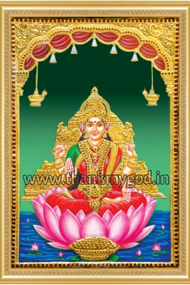 Sri Lakshmi Tanjore Painting