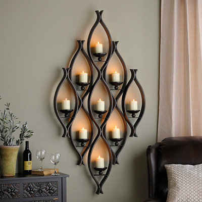 Wall Mounted Candle Stand, for Houses Hotels Bungalows, Feature : Smooth finish, Elegant design, Attractive look
