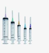 Steel Plastic Hypodermic Syringes, for Clinical, Hospital, Laboratory, Size : 0.5ml, 10ml, 1ml, 20ml