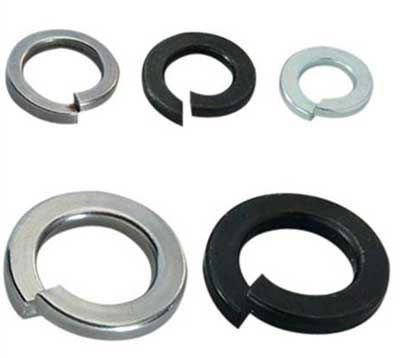 Round Metal Spring Washers, for Automobiles, Size : 0-15mm