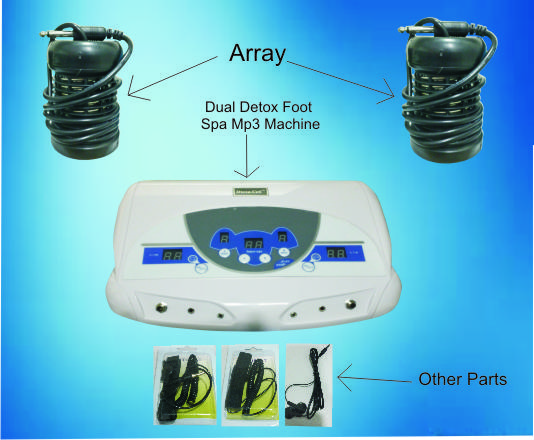 Dual Detox Mp3 Foot Spa Machine