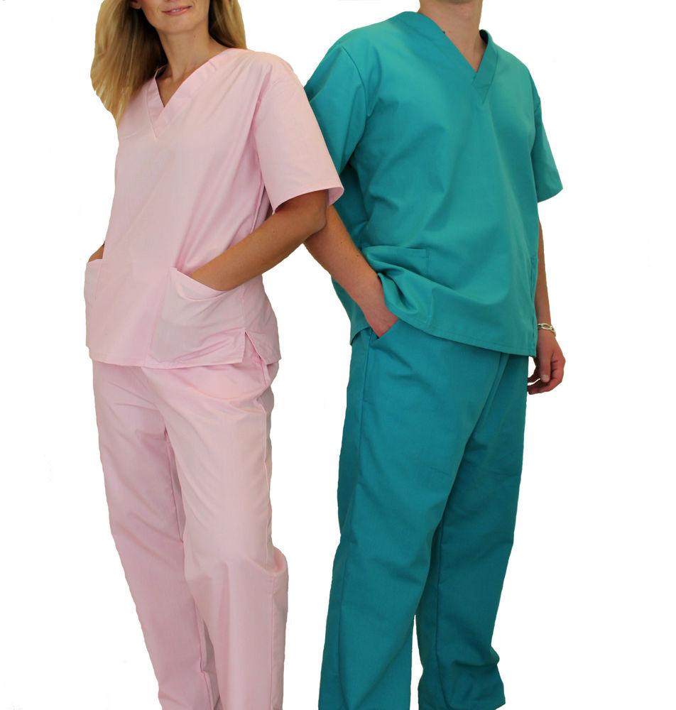  Medical Scrub Suits, Size : accordingly or size chart