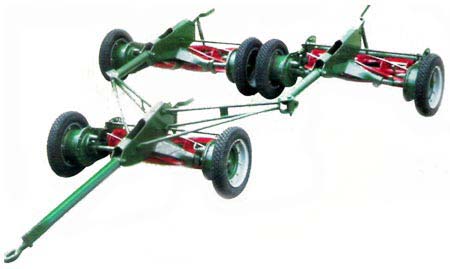 LawnKing Tractor Metal Gang Mower, for Grass Removing, Feature : Low Maintenance