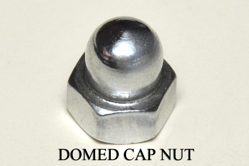 Stainless Steel Domed Cap Nut, for Industrial Use, Length : 1-10mm