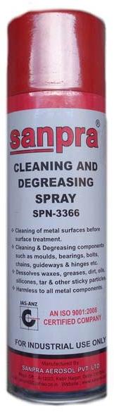 Cleaning Degreasing Sprays