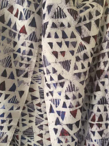 Habotai Silk Batik Print Fabrics, for Clothing/Home Textiles