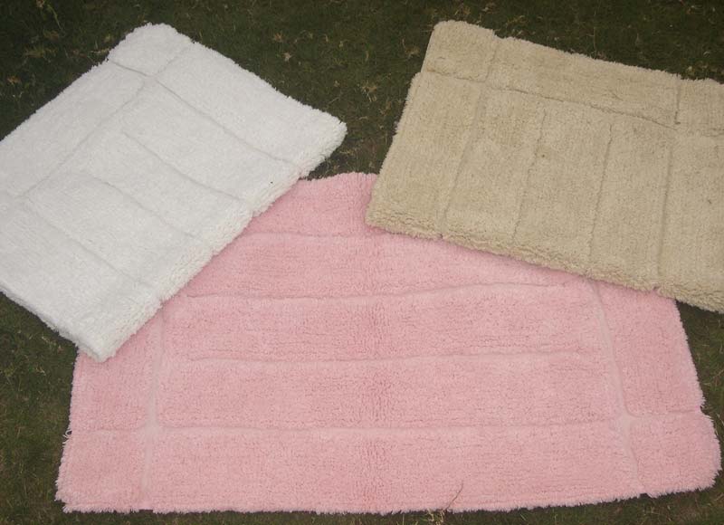 Texture Cotton Bath Mat