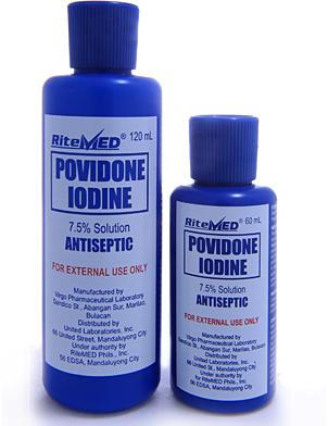 iodine for pain