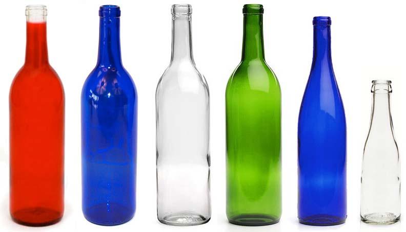 glass bottles