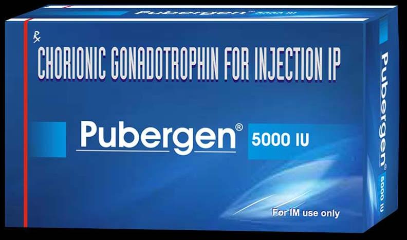 Pubergen 5000 IU Injection