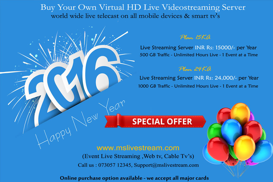 Online Live Video Streaming and Live Video Webcasting Services