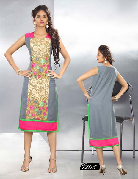 Df New Style Georgette Kurti