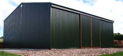 Polished Industrial Steel Sheds, for Weather Protection