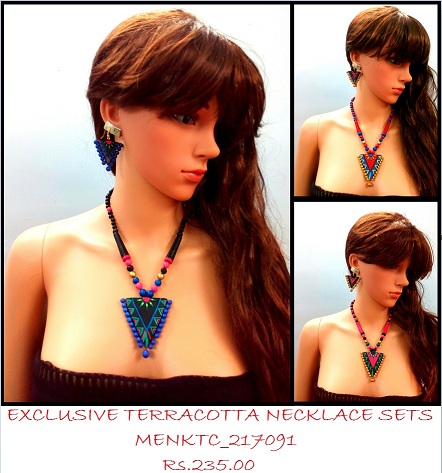 Terracotta Necklaces can virtually have infinite styles
