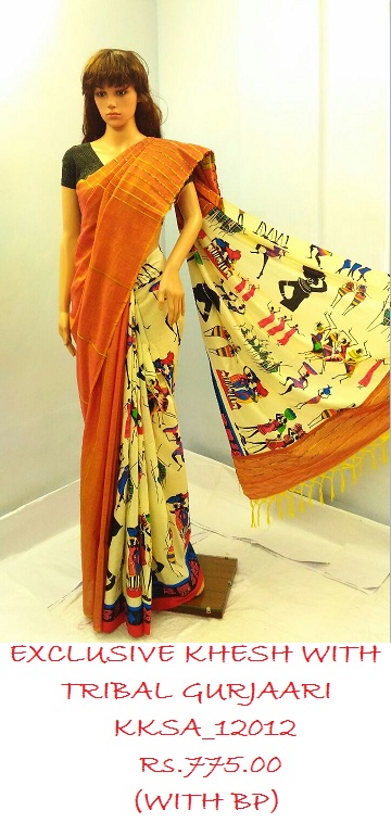 Wholesale Khesh GURJAARI Saree is a rage among fashion conscious peopl