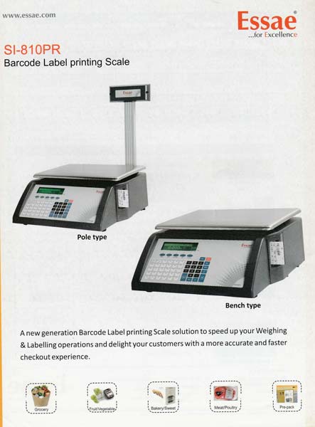 SI-810LPR Receipt Printing Scale