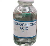 Hydrochloric acid, Formula : HCl