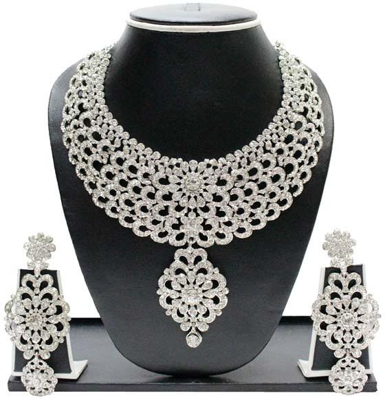 Zaveri Pearls Classic Necklace set