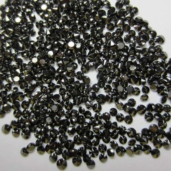 Excellent Cut Natural Loose Black Diamond At Bottom Price