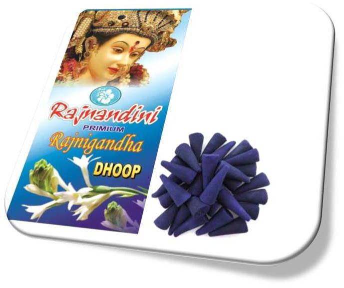 Rajnandini Premium Rajnigandha Blue Incense Cones