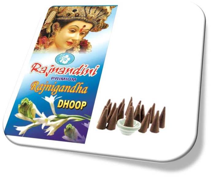 Rajnandini Premium Rajnigandha Brown Incense Cones