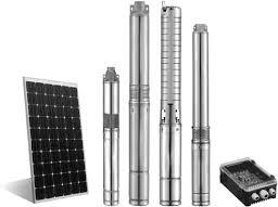 Ac submersible solar water pump