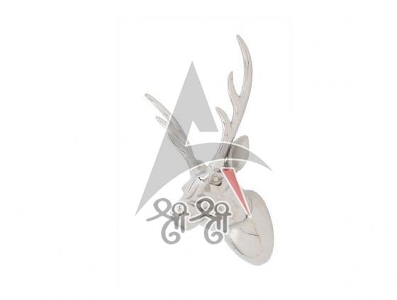 Metal Stag Head Wall Sculpture