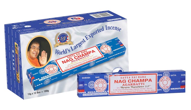 15gm Satya Sai Baba Nag Champa Incense Sticks